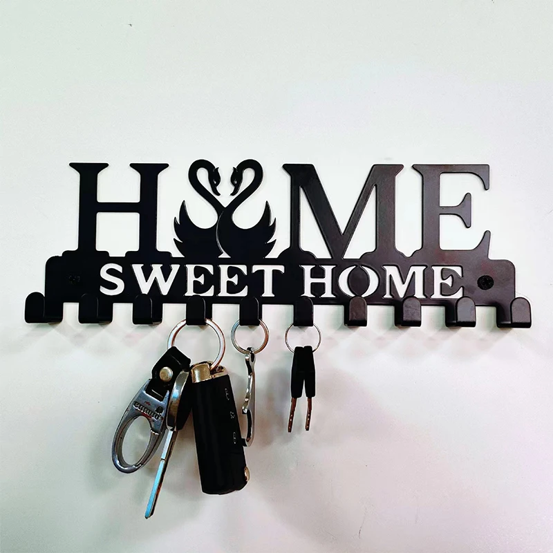 Metal Wall-Mounted Key Holder – Simple Home Supply