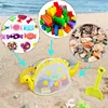 Dinosaur Beach Shell Bag Kids Beach Toys Playing Water Sand Crab Mesh Storage Shell Collecting Bag Beach Party Toys Accessories 3
