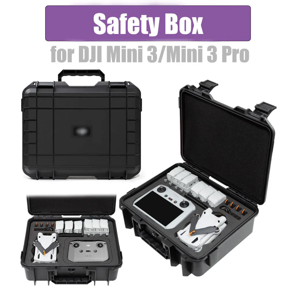 Drone Accessories Drone Storage Bag DJI Case Explosion-Proof Box for DJI Mini 3/Mini 3 Pro with Remote Control