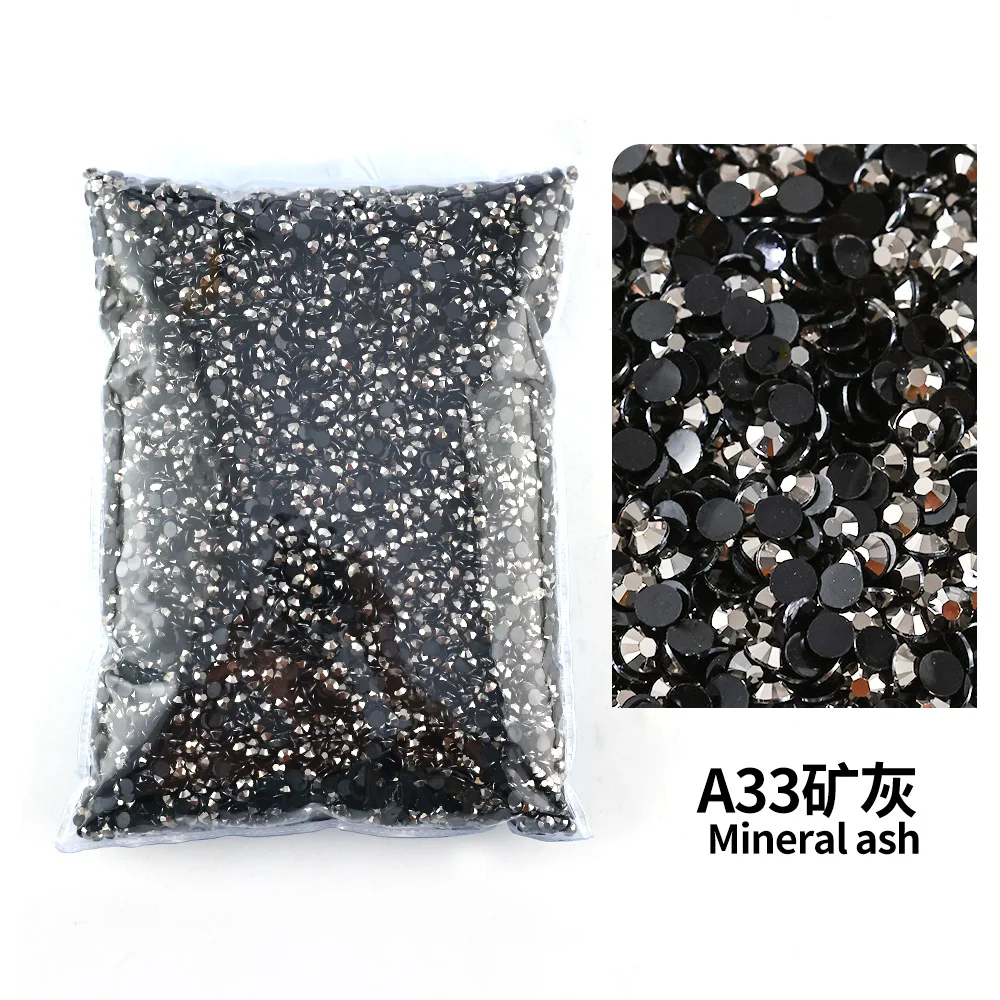 Bulk Wholesale Jelly Color AB Transparent Faceted FlatBack Resin Rhinestones for Nail Art & Garment Decoration