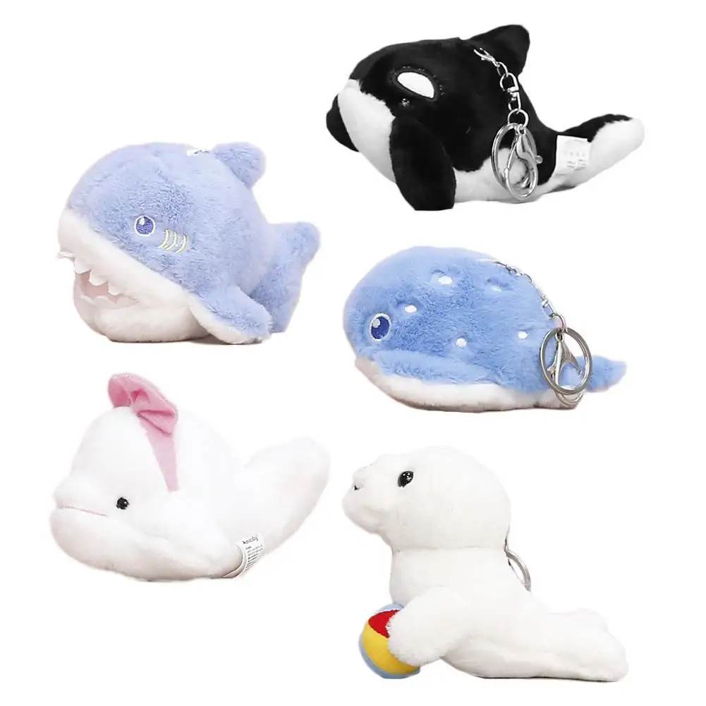 

1Pc Kawaii Shark Plush Keychain Stuffed Marine Animal Pendant Plush Toys Animal Children For Girls Friend Backpack Pendant Toys