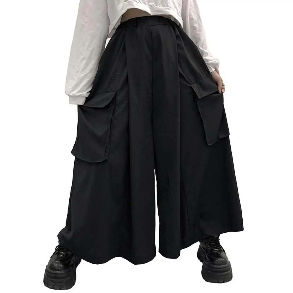 

Cargo Pants Women Big Pocket Oversize Wide Leg Pants Casual Female Trousers Streetwear pantalones de mujer 여성바지