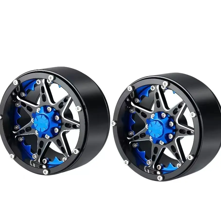 

2.2-inch metal wheel for 1/10 RC Crawler Car Axial Scx10 90046 D90 Traxxas Trx4 Trx4m D12 Upgrade Accessories