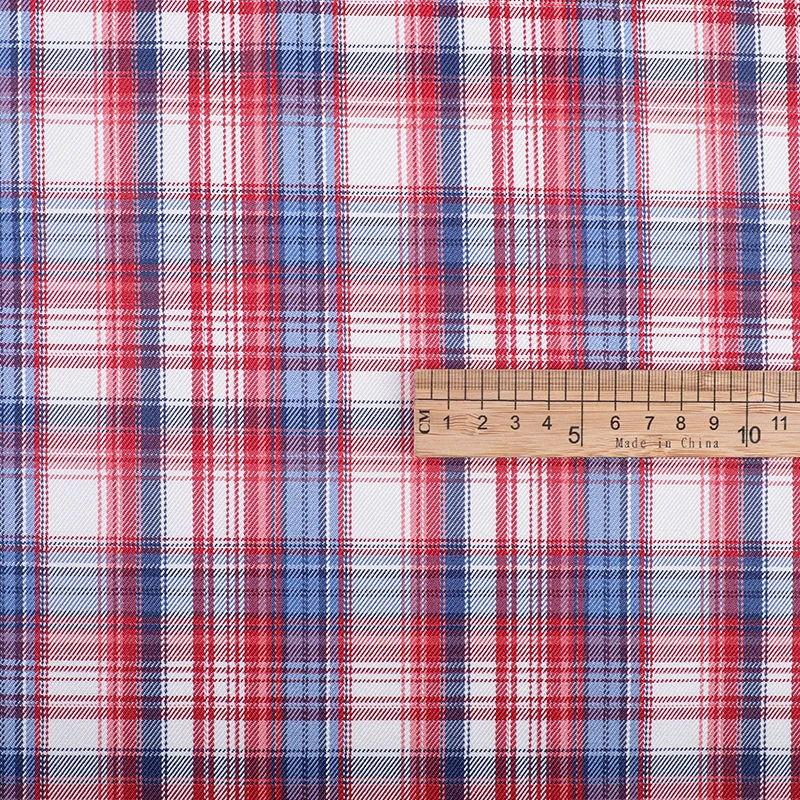 Hohe Qualität Warme Polyester Schottischen Plaids Stoff Durch Halben Meter Perfekte für Nähen Kleid Röcke, Hosen, mittel Dick, 300 gr/meter – Detail 35
