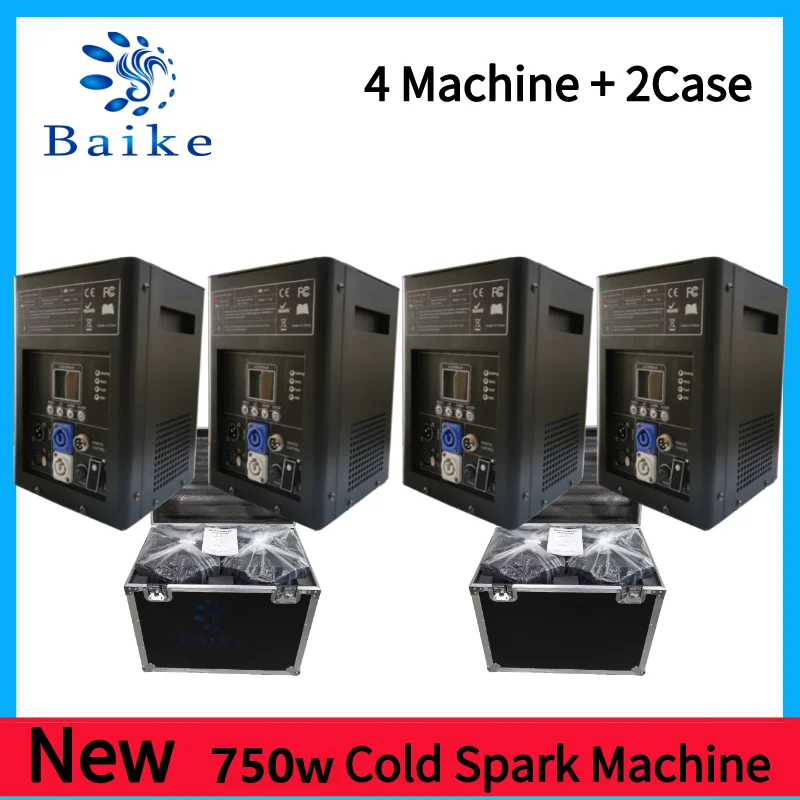 750W TI Cold Spark Machine Powder DMX Remote Wireless Cold Firework ...