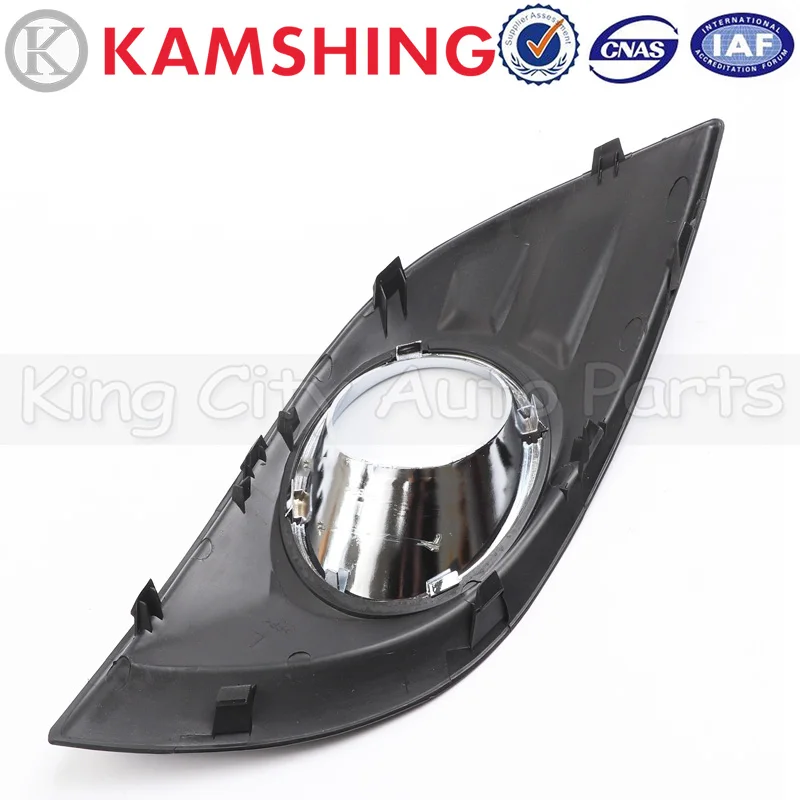 CAPQX For Great Wall Haval Voleex C50 2012 2013 Front Bumper FogLight Lid Cover Garnish Frame Shell Fog lamp Grille Cover
