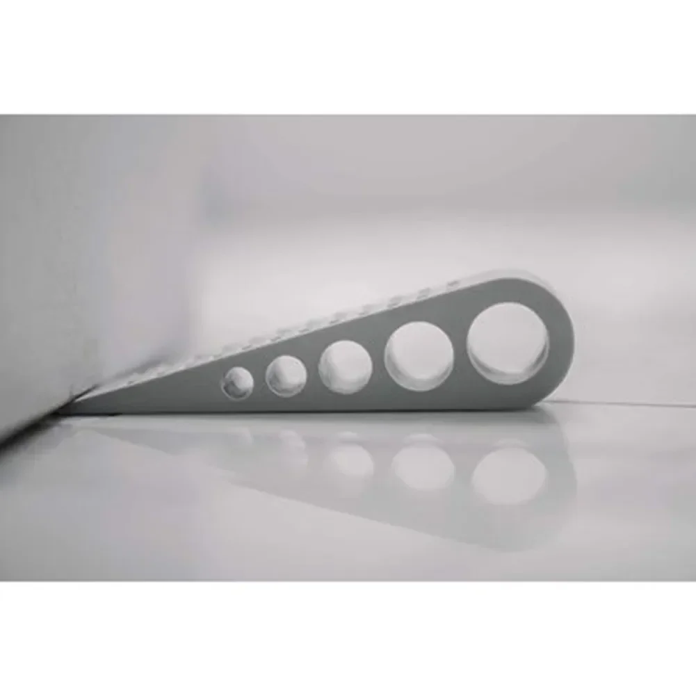 Rubber Door Stop Wedge Jammer Stopper Home Decor Kids Baby Children Safety Tool 124*40*30mm Doorstops Home Hardware