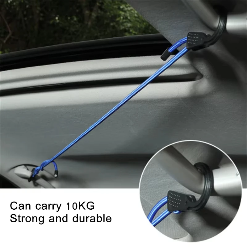 1.5M/3M Elastic Strap Adjustable Car clothesline motorbike multifunctional luggage rope self-driving travel supplies
