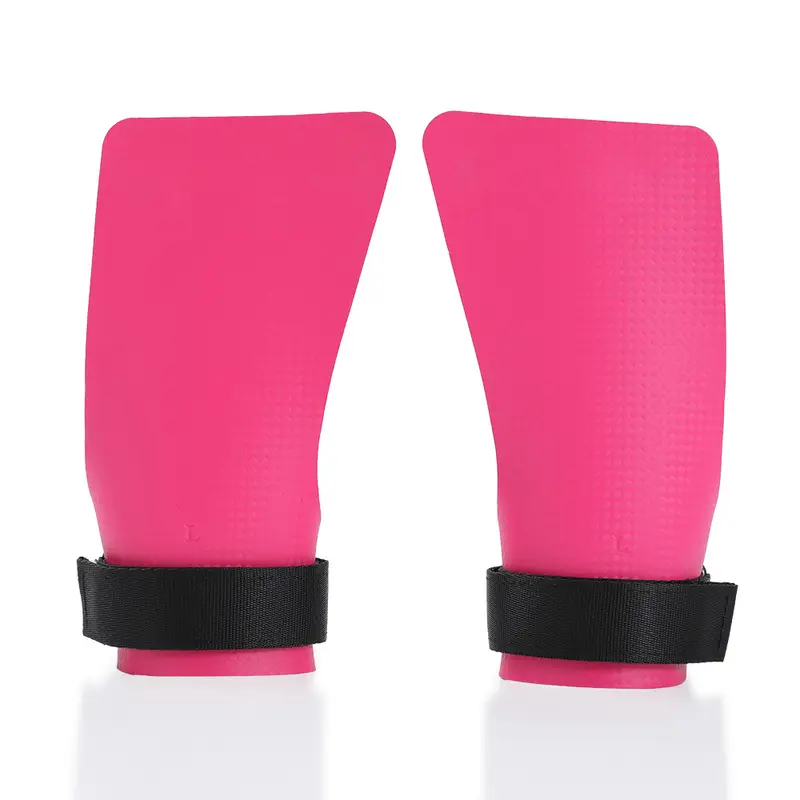 A Pair of Carbon No Finger Hole Hand Grips for Crossfit Pull Ups Cross Training Kettlebell Gymnastics Workout Palm Protector - Image 22