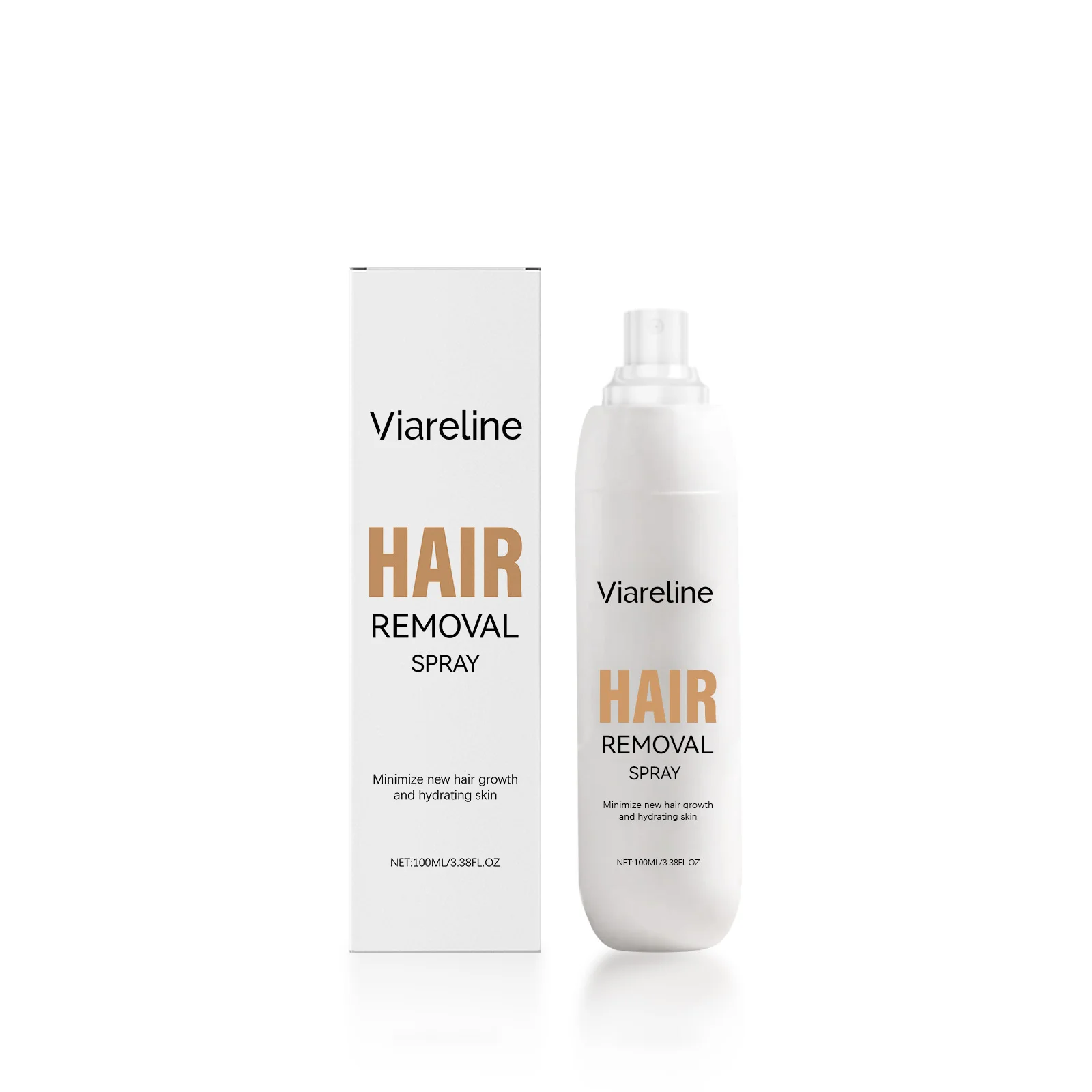 Spray dépilatoire indolore pour tout le corps. Inhibe la repousse des poils, apaise les rougeurs, lisse et hydrate en douceur._voghion.com