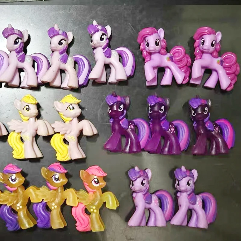 Original My Little Pony Rare Mini Edition Transparent Cutie Mark Lyra Heartstrings Twilight Sparkle Nachtlicht-Sammlerspielzeug