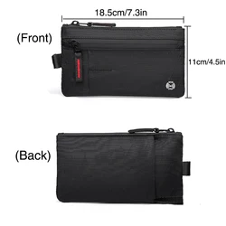 Waterproof RFID Wallet - Unisex Novelty Zippered Money and Card Holder Clutch (L(No Rope))