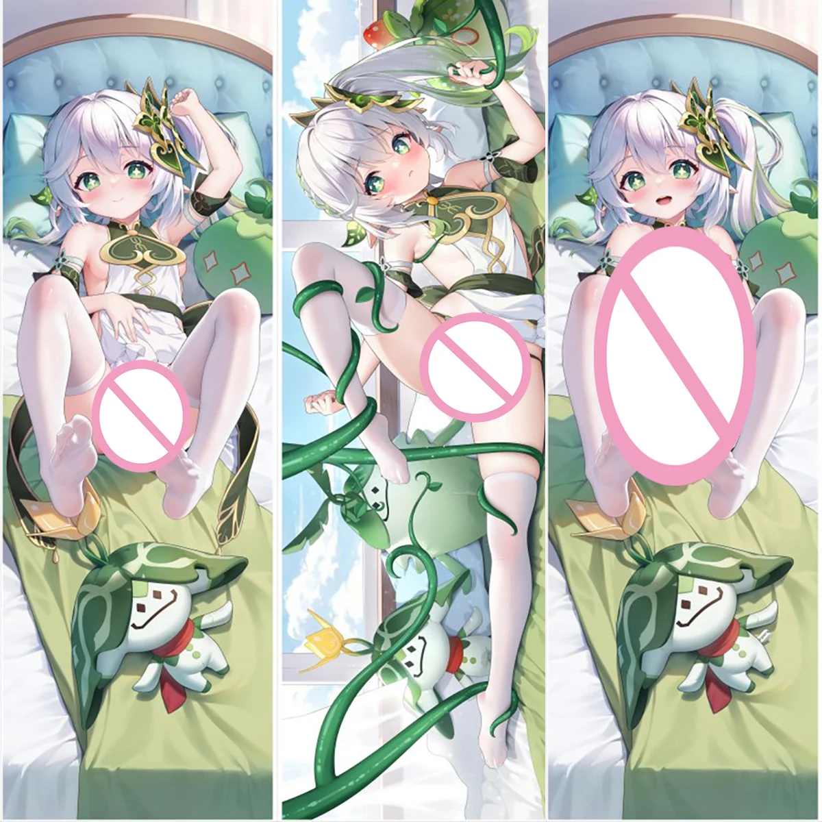 

Genshin Impact Nahida Dakimakura 2WAY Hugging Body Pillow Case Anime Otaku Pillow Cushion Cover Xmas Gifts