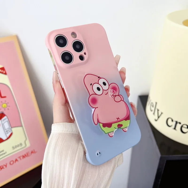 Coque arrière antichoc ultra fine pour iPhone, coque tendance, dessin animé, 15, 14, 13, 12, 11, Pro, Max, nickel é, X, Poly, XS, Max