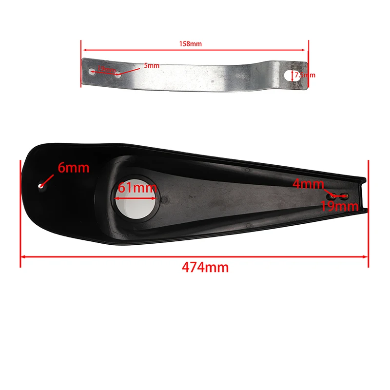 Motorräder Dash Kraftstoff Konsole Schwarz Glatte Tankdeckel Abdeckung Für Harley Touring CVO Street Glide 2008-2022 Moto zubehör – Detail 6