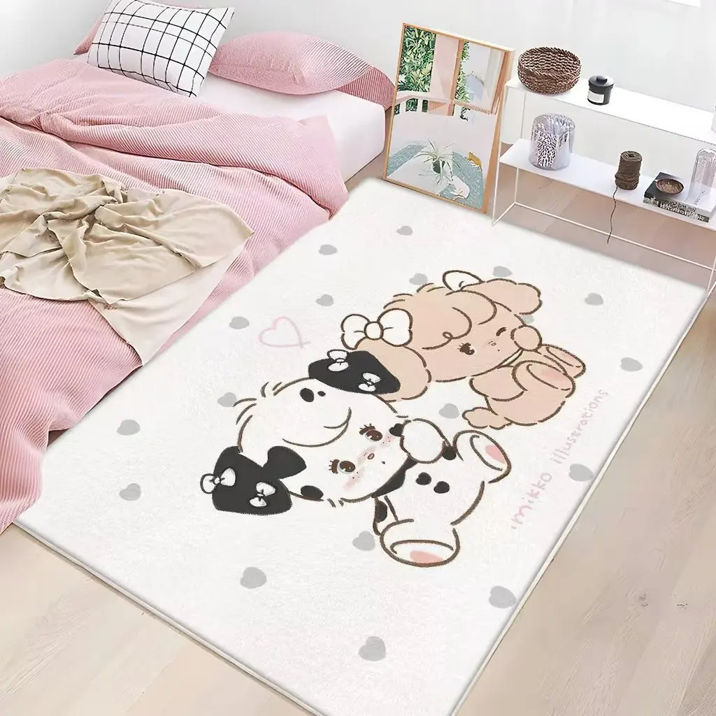 

Water absorbing and anti slip cartoon cute floor mat rugs