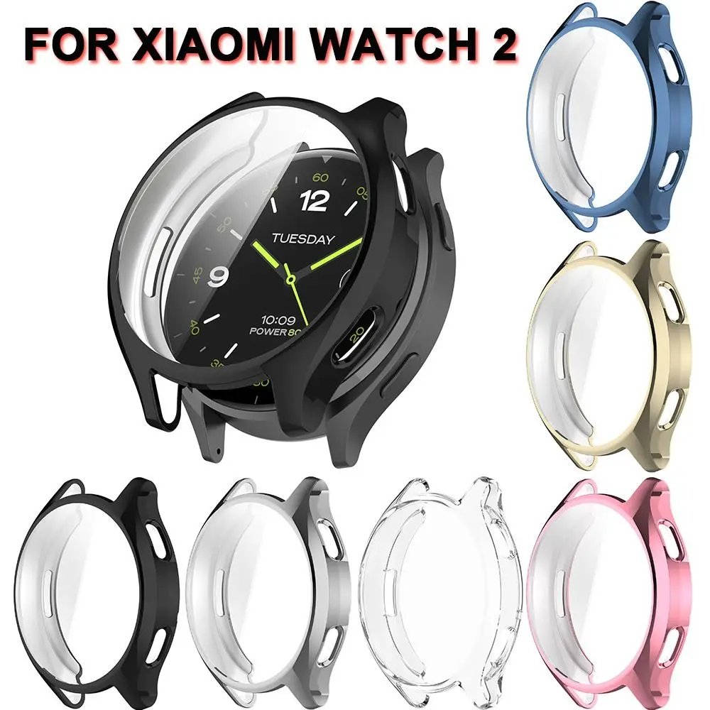 Premium TPU Full-Cover Smart Watchband Screen Protector Shell - Soft Protective Accessory