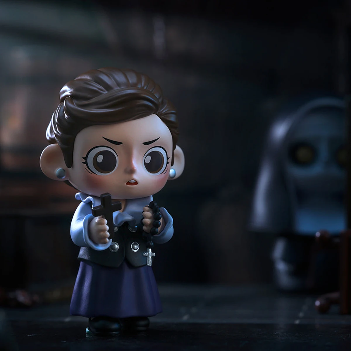 POP MART Warner Bros. The Conjuring Universe Series Caja misteriosa Caja aleatoria ciega Juguetes Adornos lindos Figuras Regalo de cumpleaños para niñas