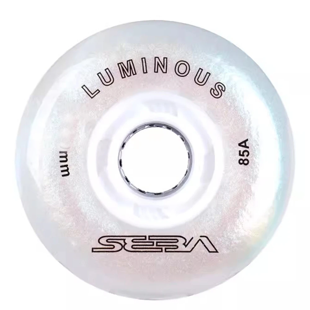Inline Skates Tyres Seba Luminous LED Skate Wheels 4 Pieces