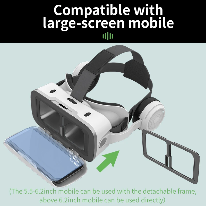 Occhiali per realtà virtuale VR Dispositivi per cuffie 3D Viar Occhiali per casco Lenti Smart per smartphone Telefono Cuffia mobile Realidade - immagine 2