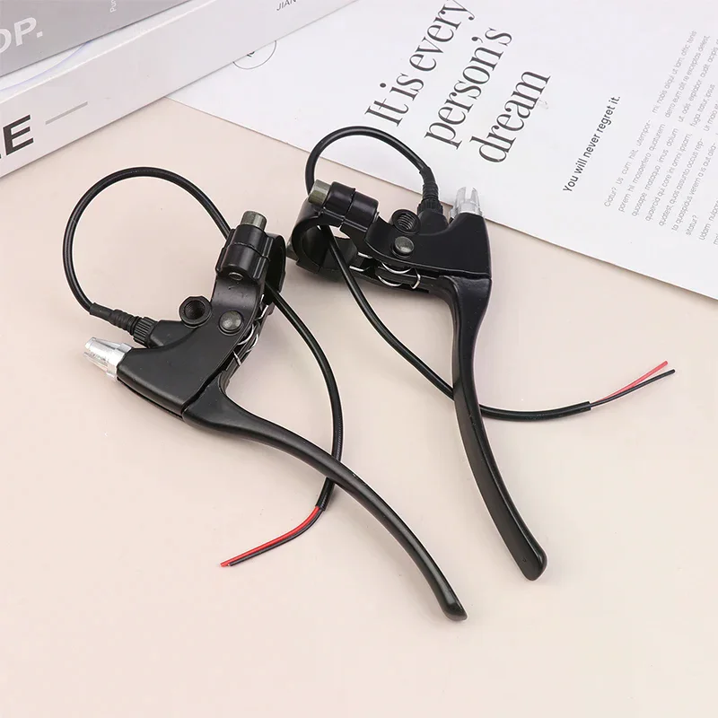 1 Paio di Leve Freno Posteriori per E-Bike, Maniglia Freno per Bicicletta Elettrica, Accessorio per Ciclismo, Strumenti per Freni - immagine 5