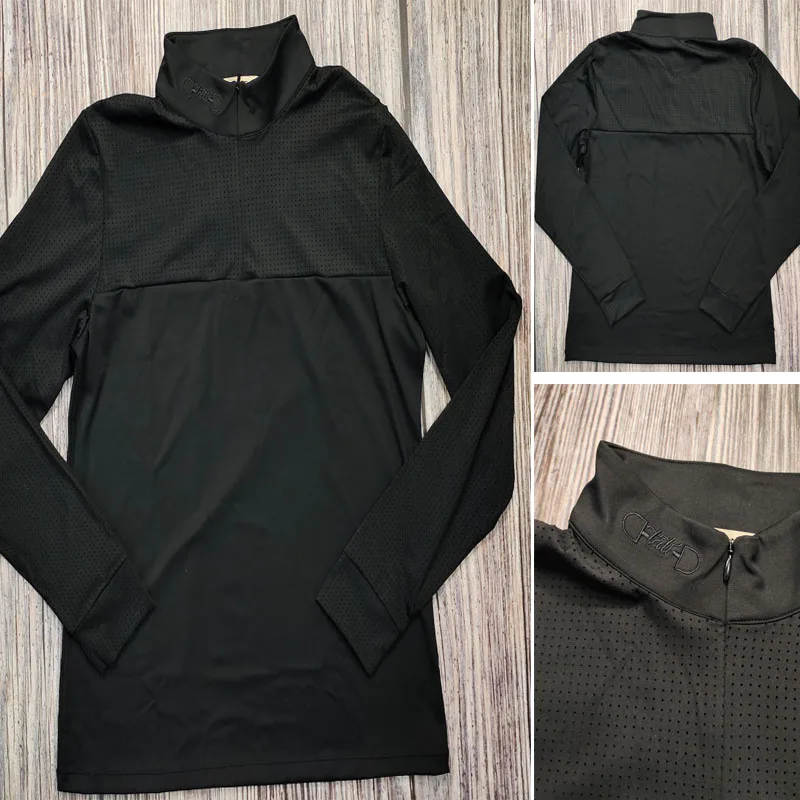 Lots of Western Brands Longsleeve Equestrian T-Shirts Women Zipprt Riding Horse Shirts Competition Equestrian Clothes 5