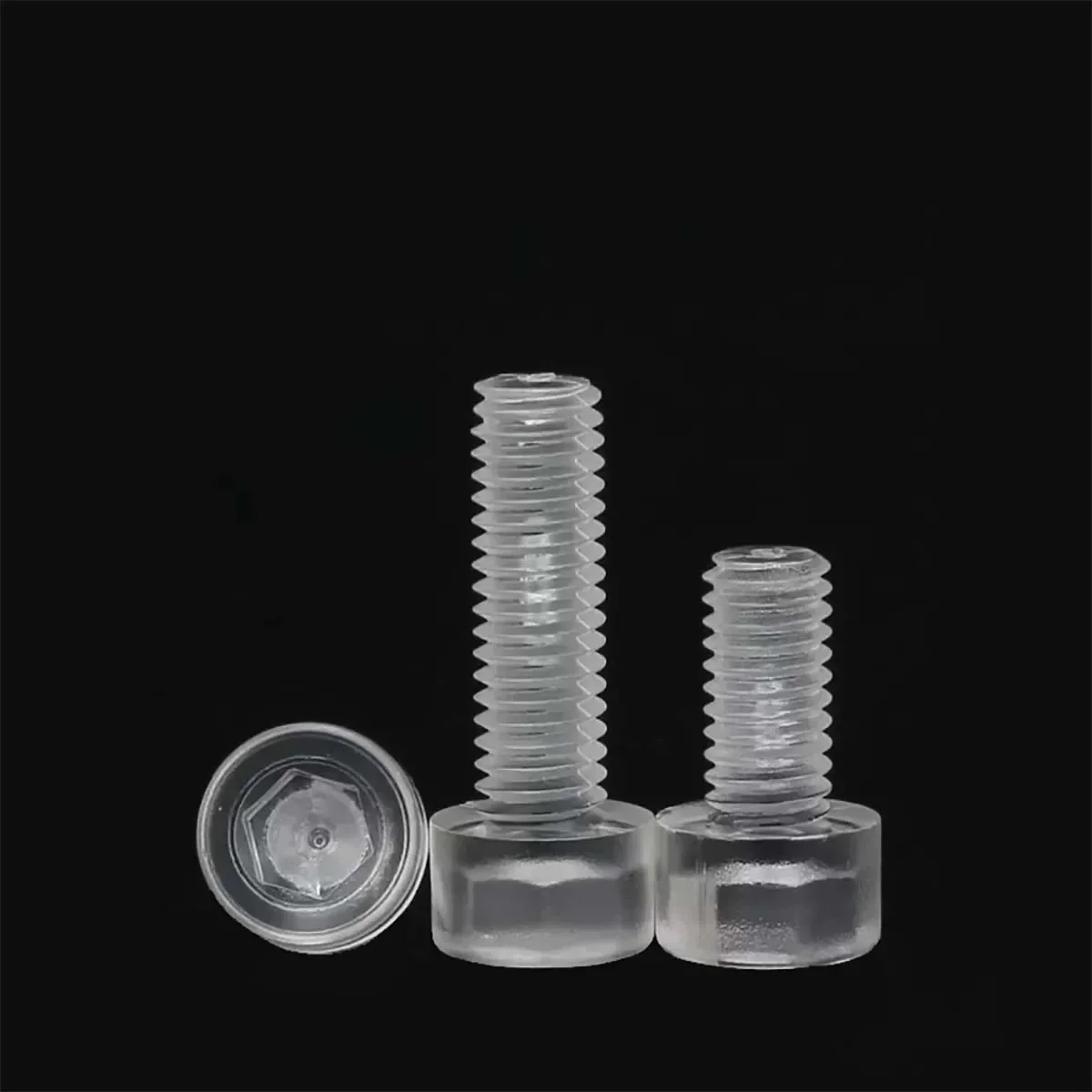 PC Transparent Cup Head Hex Screw Plastic Insulated Cylindrical Head Bolt M3M4M5M6M8M10