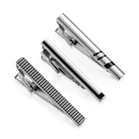 Wed Tie Clips For Men Short Pin Tie Wedding Guests Gifts With Box Tie Clipper To Man Shirt Black Man Cufflinks Fashion Jewelry 2