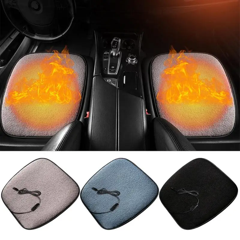 

Car Seat Heater Cushion Warmer Cover Winter Heated Warm High Low Temperature heated Seat Cover High Quality Material Accessories