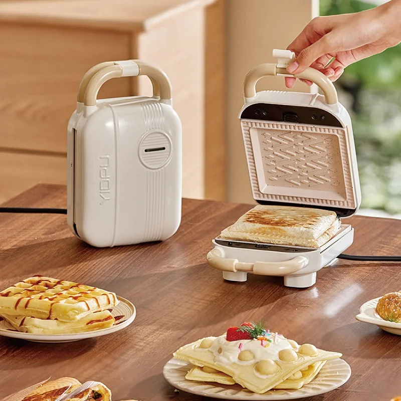 

Electric Sandwich Machine Waffle Maker Toaster Home Multifunctional Breakfast Machine Takoyaki Pancake Donut Toast Press 220V