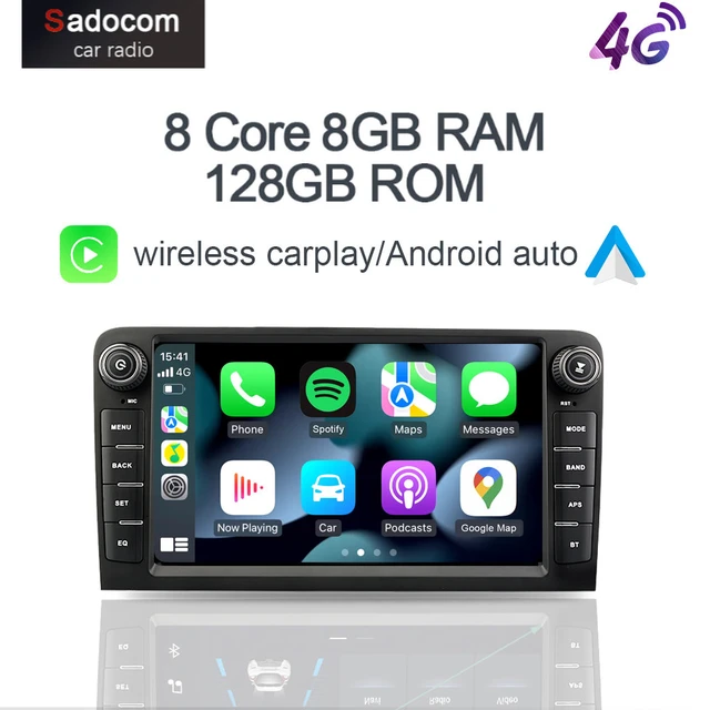 7 pulgadas HD pantalla táctil Android 11 coche estéreo para Audi A3 S3 RS3  Radio de coche inalámbrico Apple Carplay Android Auto con navegación GPS 2