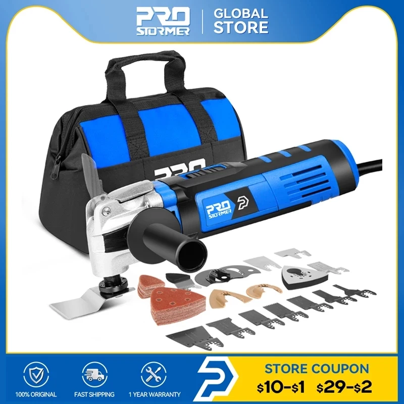 Oscillating Variable Speed Electric Multifunction Tool Renovator Kit