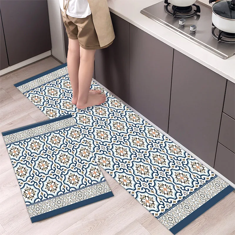 thumbnail image 1 of Alfombrillas de cocina con estampado para el suelo, para hornear, utensilios de cocina, cocina, dormitorio, alfombra antideslizante, 1 of 5