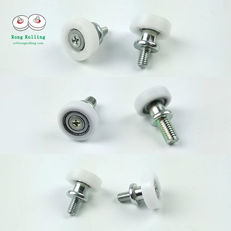 drawerroller35steelscrewwheelflatwheelrollerPOMnylonguide