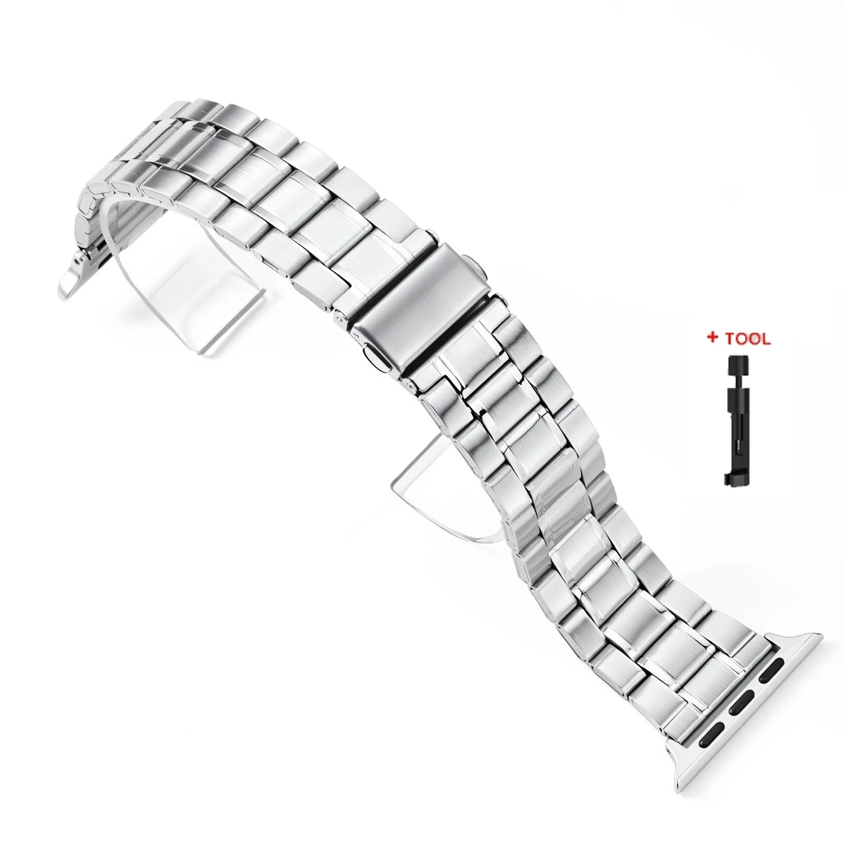 Premium Stainless Steel Metal Strap for Apple Watch - Adjustable and Stylish Wristband