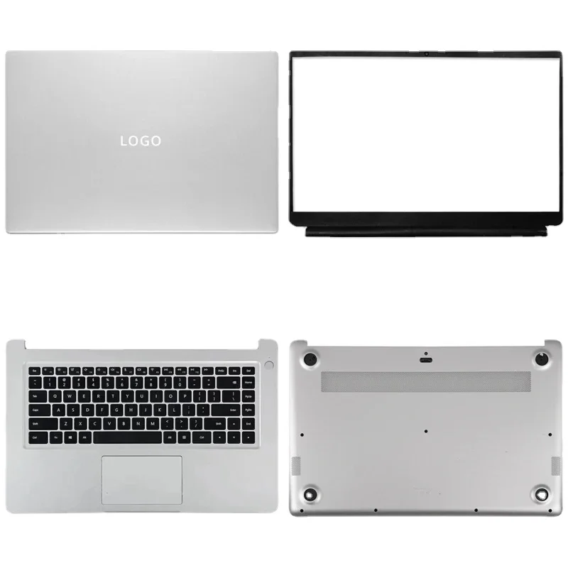 Nuovo Per Huawei Matebook D Mrc-W50 Mrc-W60 Mrc-W00 Pl-W19 Laptop Lcd Cover Posteriore Cornice Anteriore Tastiera Inferiore Poggiapolsi Superiore