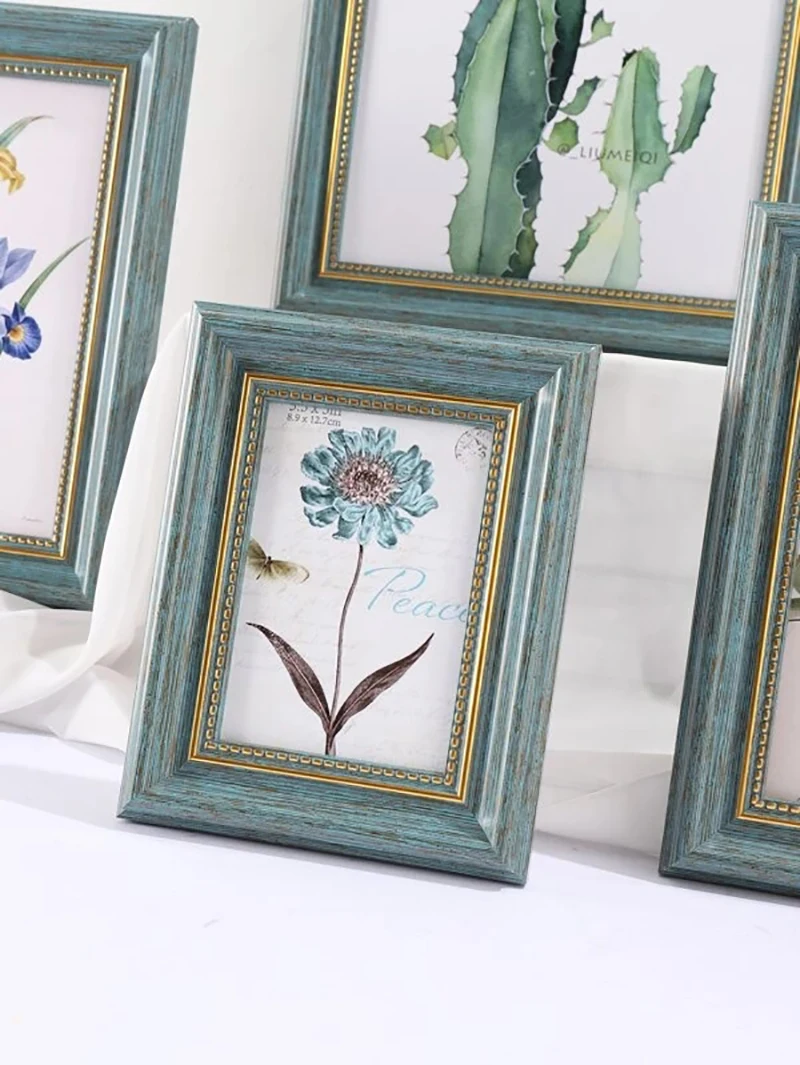 Vintage Photo Frame Home Deco Art Plastic Photo Frame