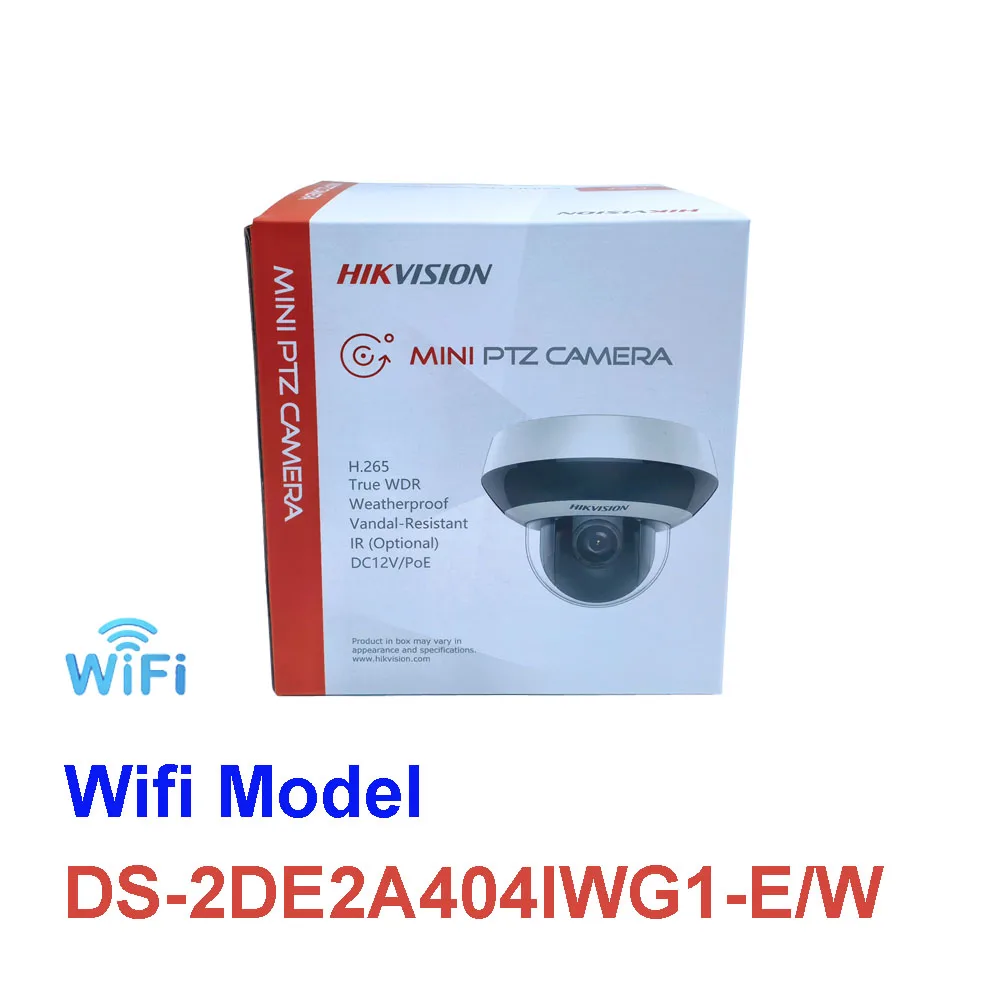 Hikvision DS-2DE2A404IWG1-E and Wireless WiFi DS-2DE2A404IWG1-E/W 4MP IR PoE Built-in Mic 4xZoom AcuSense DarkFighter PTZ Camera 5