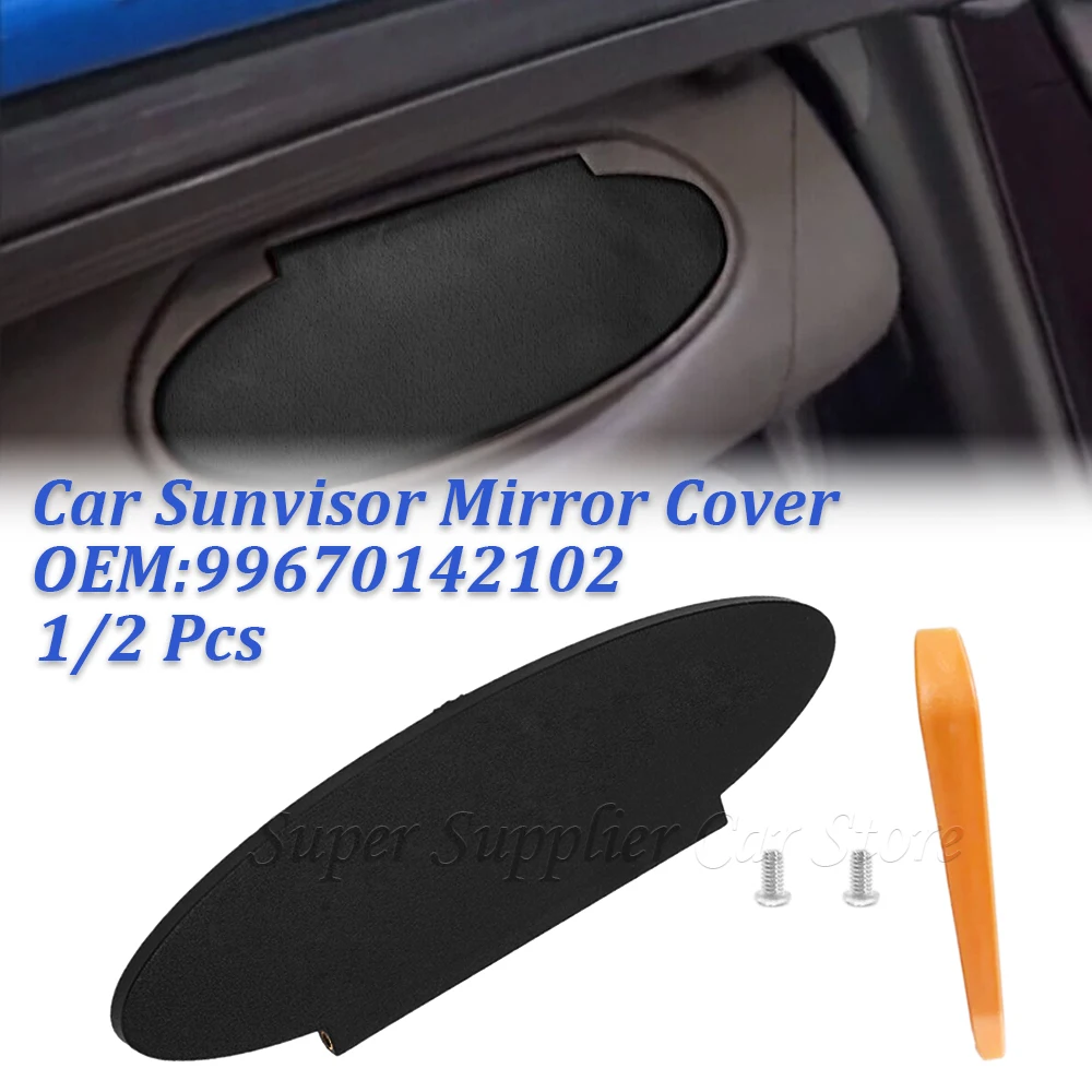 Couvercle de miroir de courtoisie pare-soleil 99670142102 pour Porsche 911 996997 Boxster 986 Cayman 987