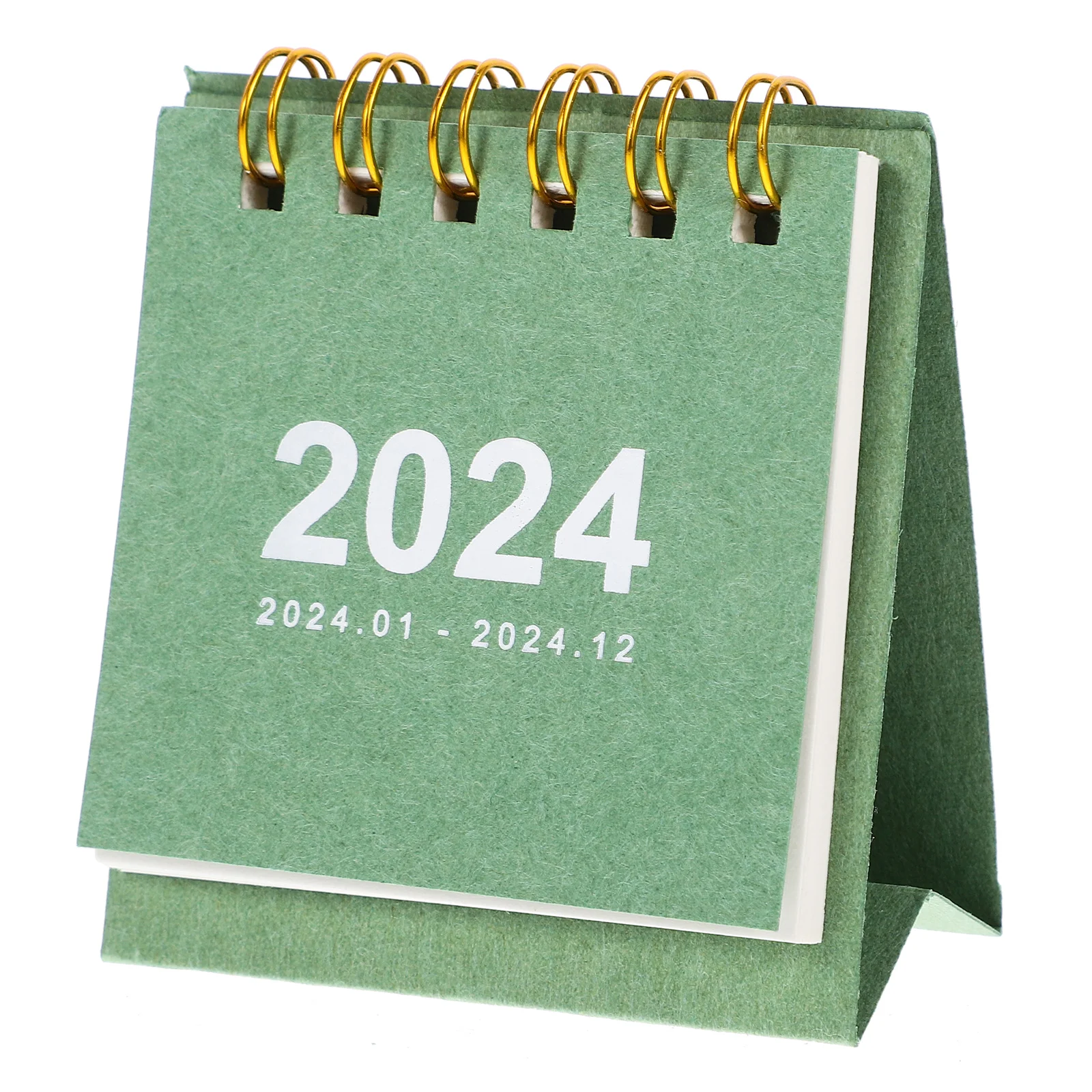 

2024 Small Desk Calendar Office Standing Decorative Monthly Planner Household Daily for Note Fresh