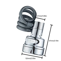 3 Modes Faucet Extender Pull-out Stretching Water-saving Faucet Splash-Proof Universal Bathroom and Kitchen Faucet Accessories 6