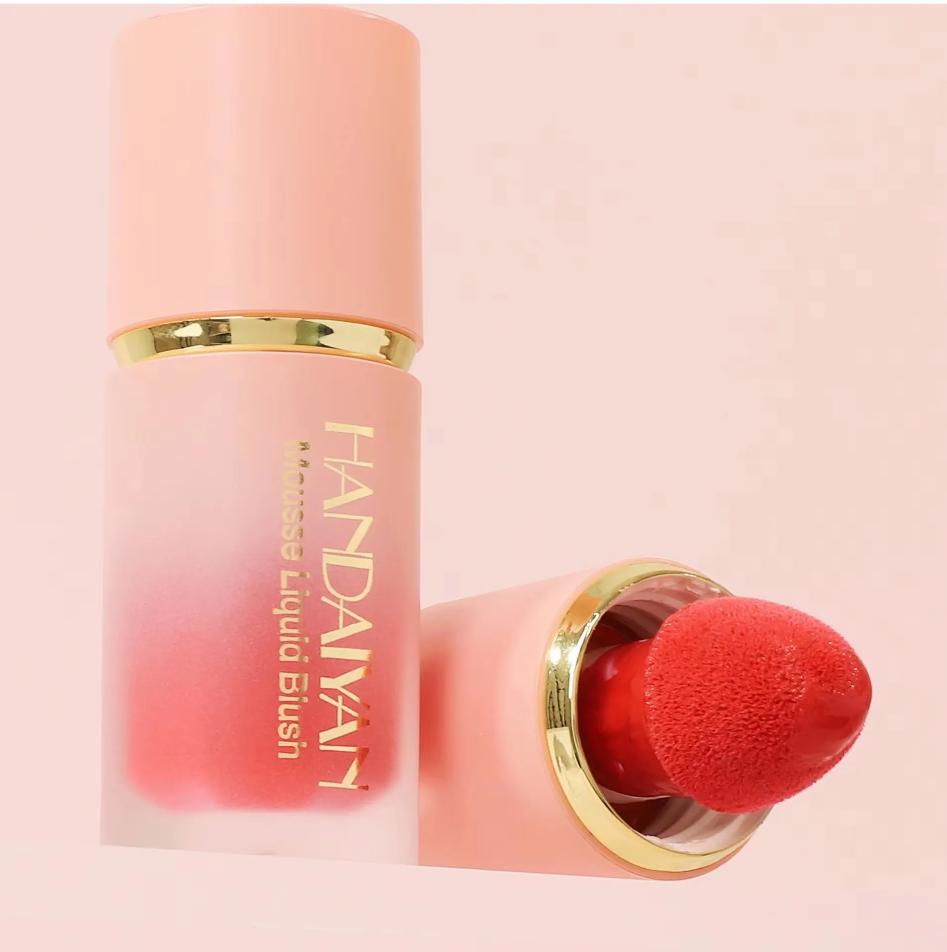 6 Color Matte Liquid Blush Stick Smooth Lasting Blush Cream for Lips and Cheeks Concealer Rouge Waterproof Contour Makeup. 4