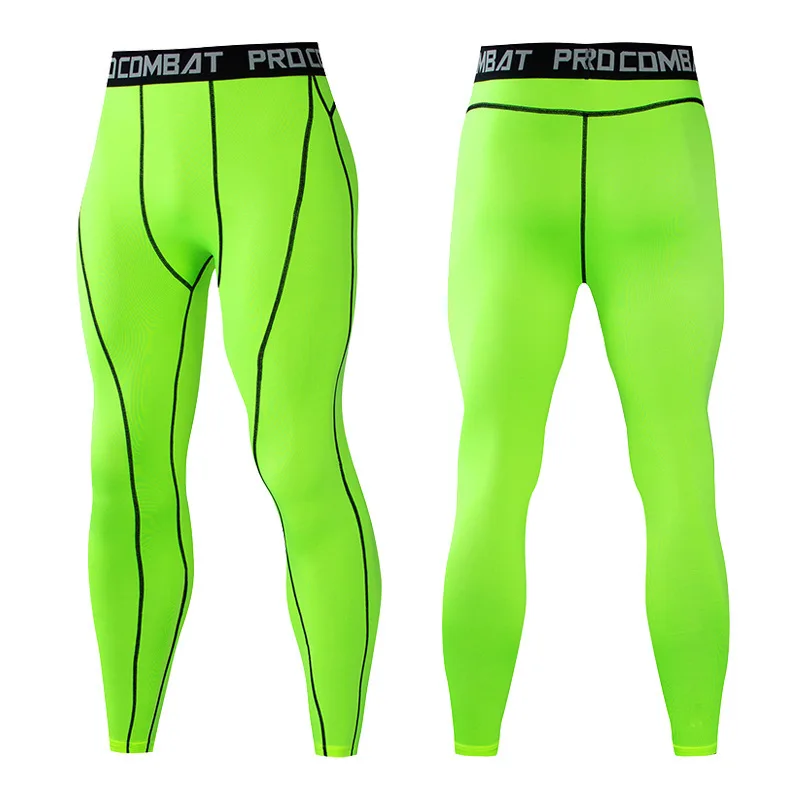 Mens Training Compression Pants Tights Cool Dry Leggings Sports Baselayer Running Tights Athletic Workout Active Shorts