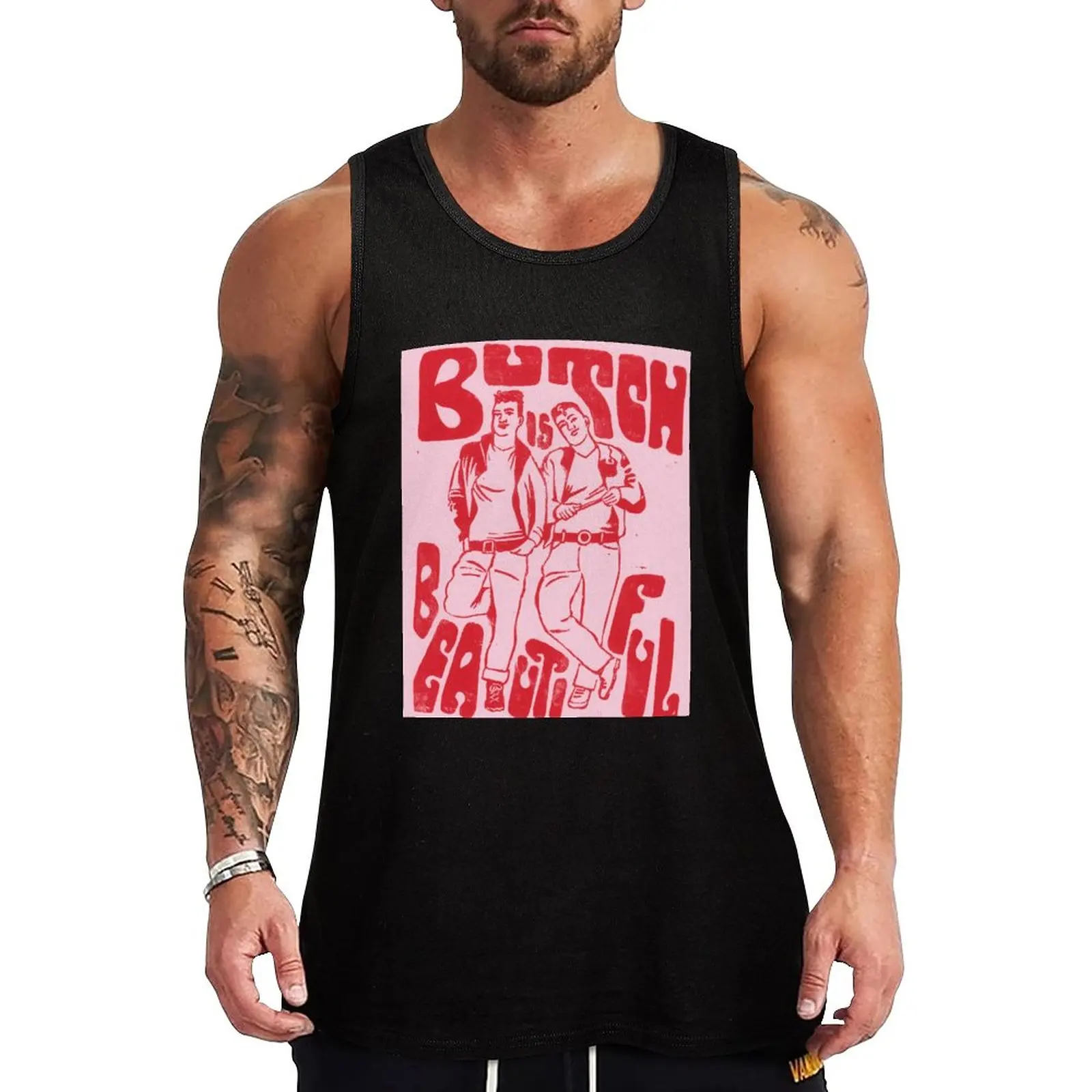 

New Butch is Beautiful Tank Top bodybuilding for men fitness clothing for men T-shirt Men's gym