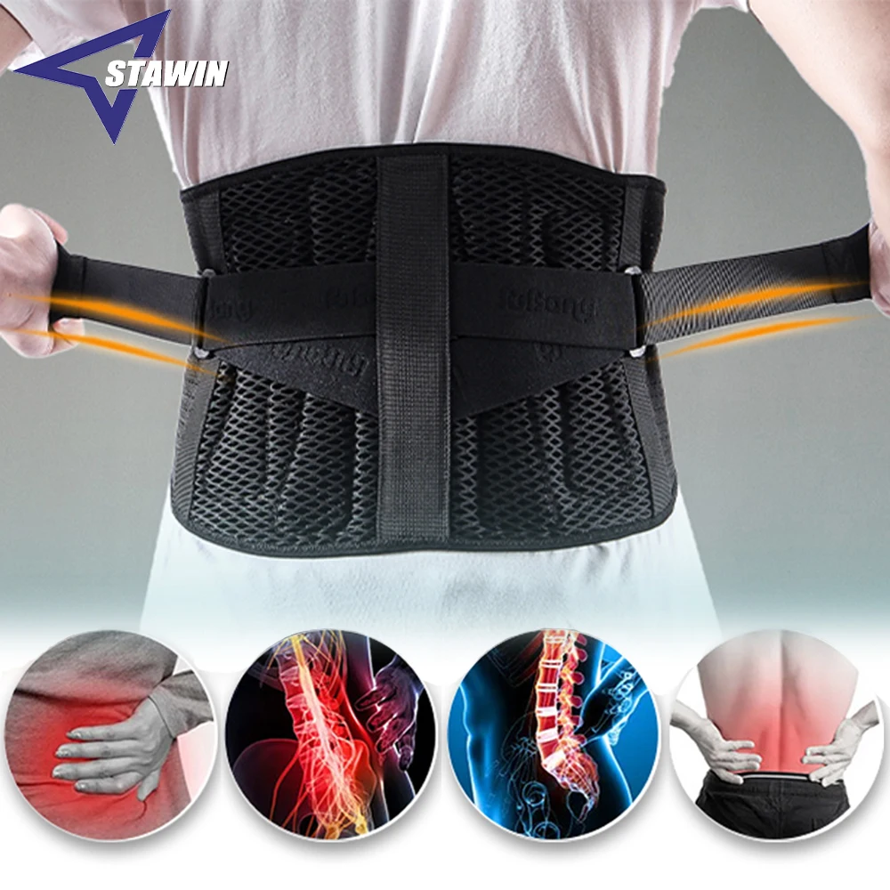 SportsBackBraceforLowerBackPainGymBackSupportBeltforMenand