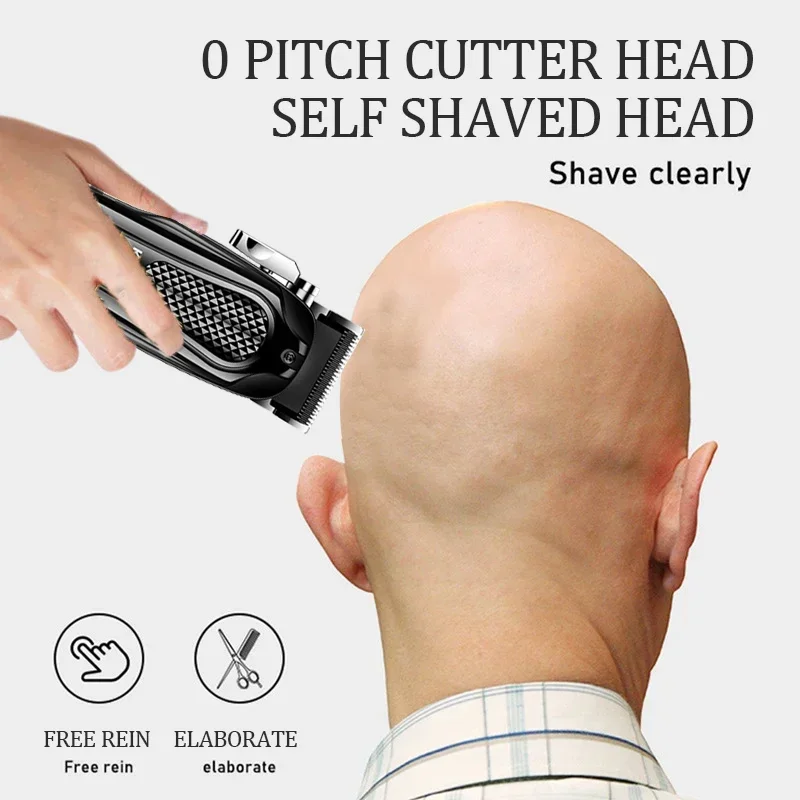 Kemei KM-PG1071 Professional Hair Clipper Rechargeable Cordless Hair Clipper Electric Hair Clipper Kit Men's Fade Hair Clipper