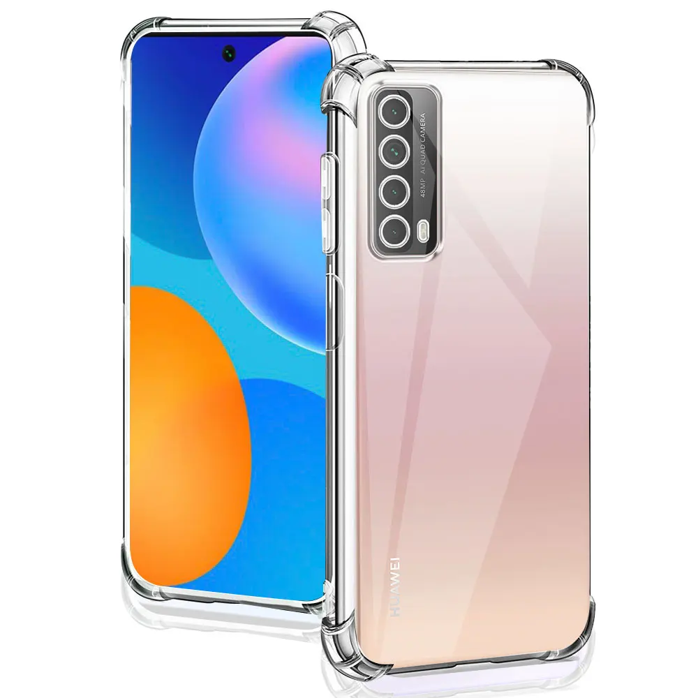 Cover Trasparente per Huawei P Smart 2021, Custodia TPU in Silicone