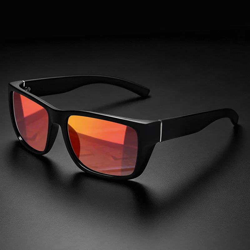 Men's Polarized UV400 Vintage Square Sunglasses