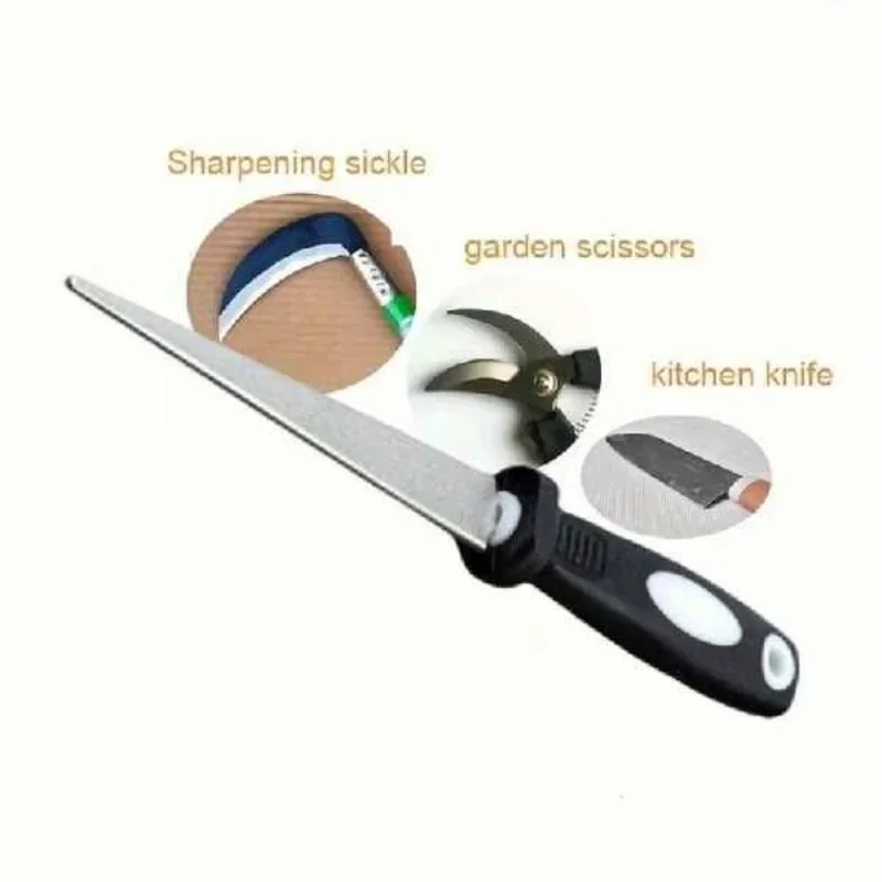 Professional Knife Sharpener, Diamond Sharpening Stone for Kitchen Camping, Double-Sided Folding Design with Non-Slip Handle,