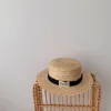 Boy Summer Fashion Sun Protection Straw Hat Letter Print Fisherman's Hat Baby Girl Simple Breathable Beach Hat 4
